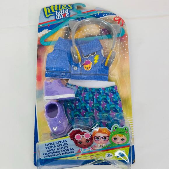 5 for $25| Baby Alive Littles Styles Baby Outfit: Bounce to the Beat outfit 2019 - Picture 2 of 6